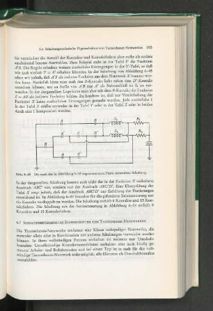 6.7 SCHALTUNGSTECHNISCHE EIGENSCHAFTEN VON TANNENBAUM-NETZWERKEN