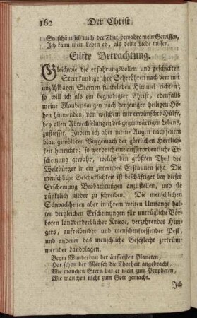 Eilfte Betrachtung.