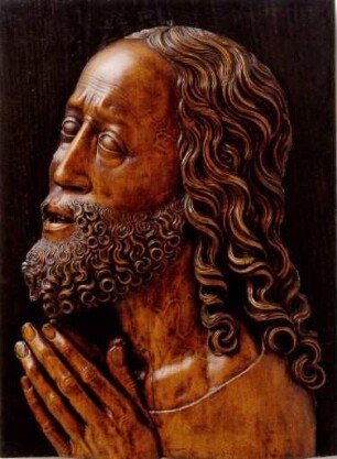 Holzrelief mit Darstellung Christi im Gebet, um 1600