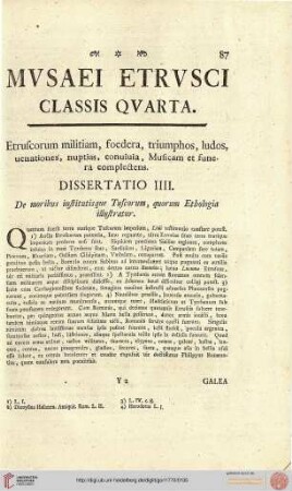 Classis qvarta