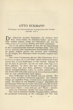 Otto Eckmann