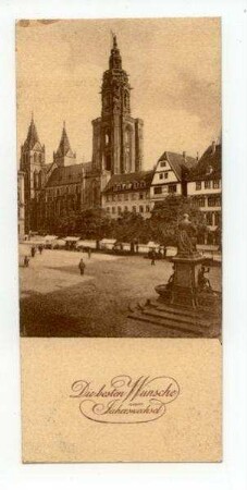 Grußkarte, Gesamtansicht Kilianskirche