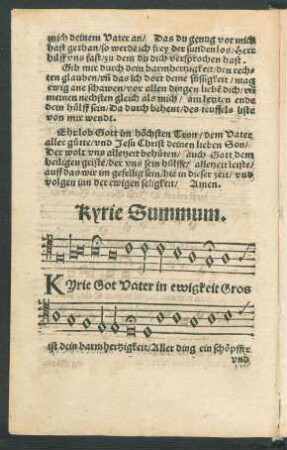 Kyrie Summum. ||