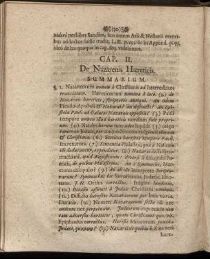 Cap. II. De Nazarenis Hæreticis.
