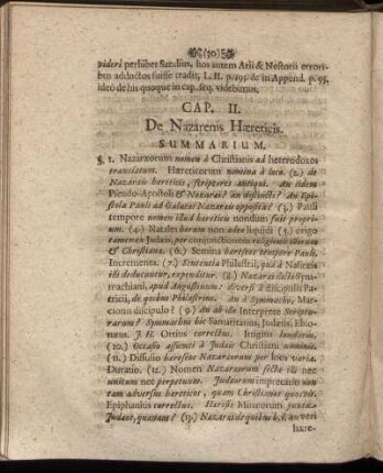 Cap. II. De Nazarenis Hæreticis.