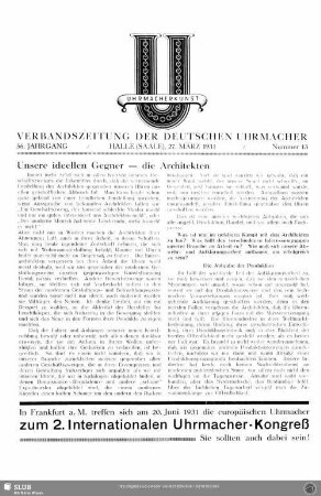 Unser ideeller Gegner - die Architekten