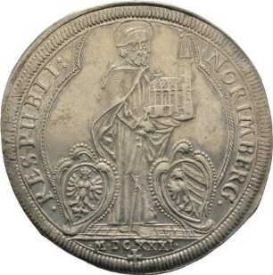 Münze, 1/2 Guldentaler (30 Kreuzer), 1631