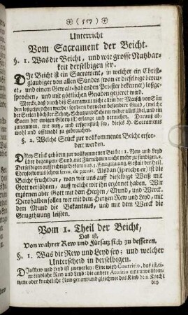 Unterricht Vom Sacrament der Beicht. - Lob- und Dancksagung, Nach der Beicht.
