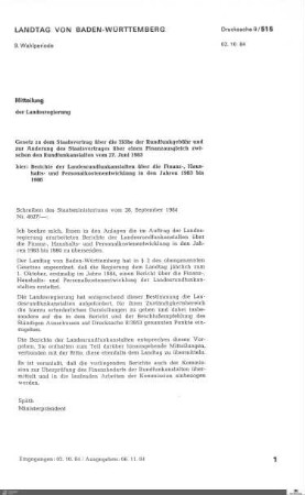 Gesetz zur Rundfunkgebühr