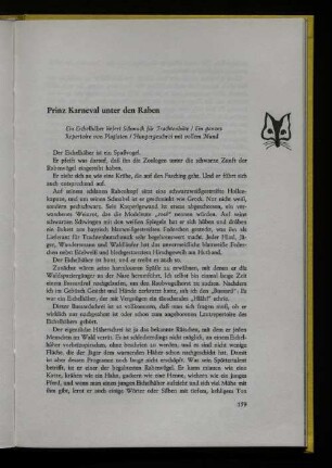 Prinz Karneval unter den Raben