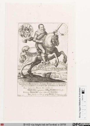 Bildnis Georg Friedrich, Markgraf von Baden-Durlach (reg. 1604-22)