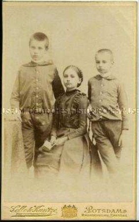 Drei Geschwister, Carte de Visite