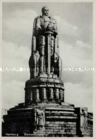 Das Bisrmarck-Denkmal in Hamburg