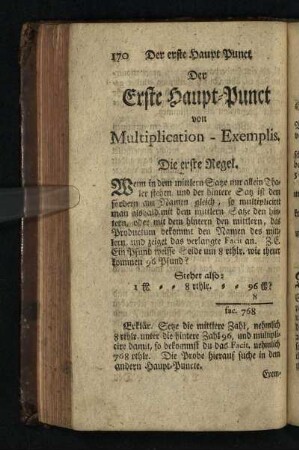 Der Erste Haupt-Punct [Der dritte Haupt-Punct]