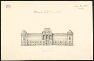 Wettbewerb Museumsinsel, Berlin: Renaissance-Museum: Ansicht