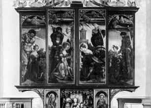 Die Martyrien der Heiligen Dorothea, Katharina, Barbara und Margareta