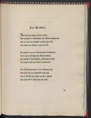 Der Kirchhof