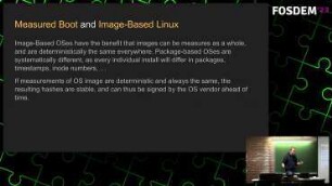 Image-Based Linux and TPMs: Measured Boot, Protecting Secrets and you