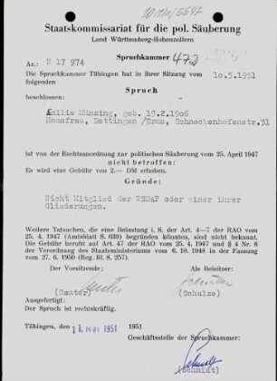 Münzing, Amalie