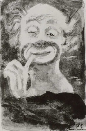 Selbstbildnis als Clown