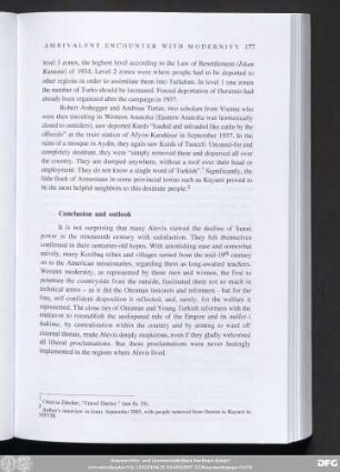 Conclusion and outlook
