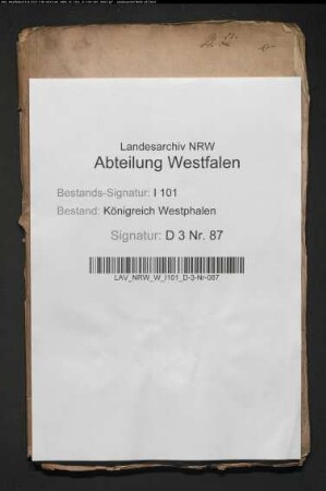 Schätzung des Schelpmeierschen Lehens in der Kommune Heepen