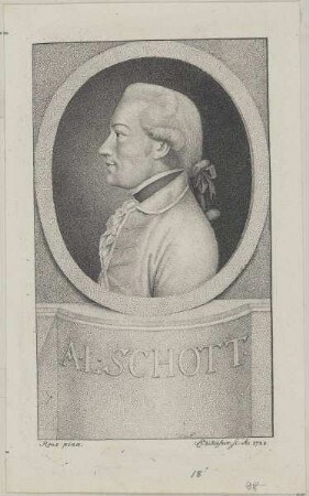 Bildnis des A. L. Schott