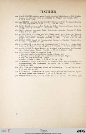 Textilien (Nr. 668-680)
