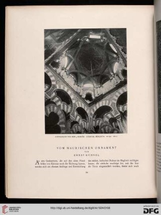Vom maurischen Ornament