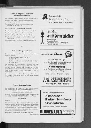 Ehrung für Claus Slama