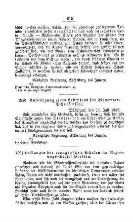 Leistungen der evangelischen Schulen im Regierungs-Bezirk Breslau : [V. Elementarschulwesen]