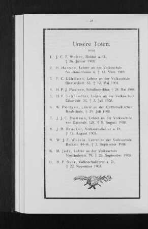 Unsere Toten.
