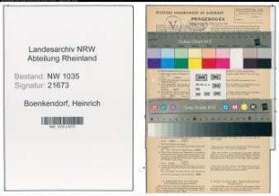 Entnazifizierung Heinrich Boenkendorf , geb. 20.01.1906 (Angestellter)