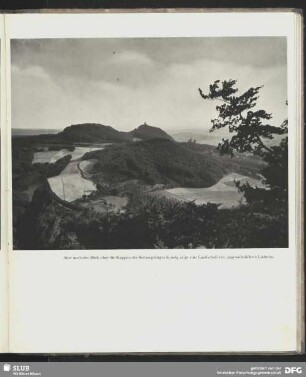 Blick auf die Kuppen des Siebengebirges