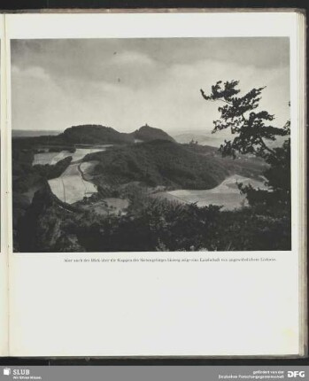 Blick auf die Kuppen des Siebengebirges