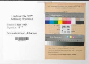 Entnazifizierung Johannes Schneidersmann , geb. 10.06.1907 (Hauptmann)
