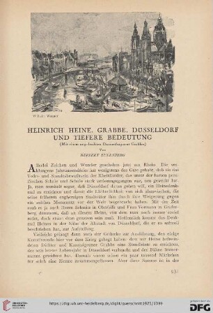 5: Heinrich Heine, Grabbe, Düsseldorf und tiefere Bedeutung : (mit einem ungedruckten Dramenfragment Grabbes)