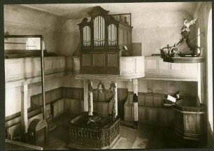 Kanzel, Altar, Orgel