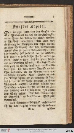 Fünftes Kapitel