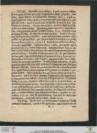 Thesis XXXIII