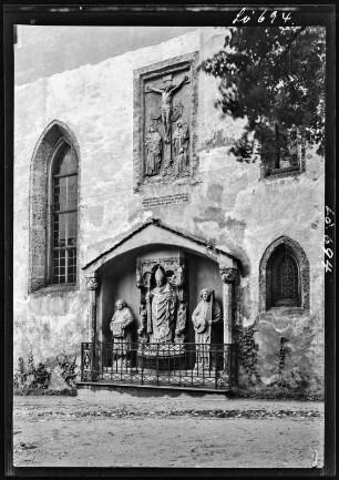 Österreich, Salzburg. Festung Hohensalzburg. St. Georgskapelle im Innenhof der Festung. Epitaph Leonhard von Keutschach (1502)