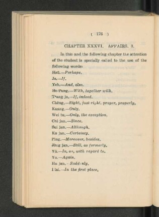 Chapter XXXVI. Affairs III.