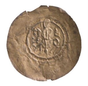 Münze, Brakteat, Pfennig, um 1190/1200