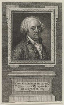 Bildnis des Cornelis Joan de Lange