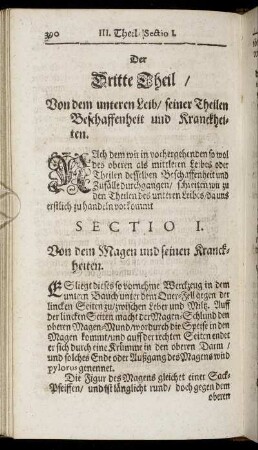 Der Dritte Theil / Von dem unteren Leib/ seiner Theilen Beschaffenheit und Kranckheiten