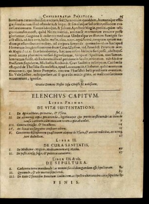 Elenchvs Capitvm.