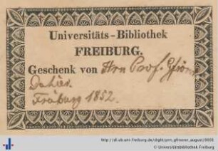 [Provenienz]: Gfrörer, August Friedrich