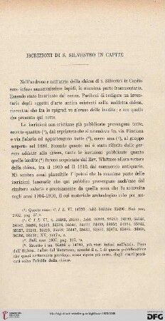 51.1923: Iscrizioni di S. Silvestro in Capite