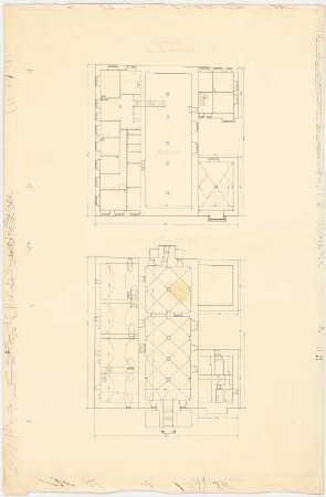Rathaus, Hann. Münden: Grundrisse KG und EG