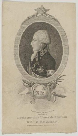 Bildnis des Louis Antoine Henry de Bourbon, Duc d' Enghien